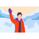 پیش‌نمایش فایل boy-waving-hand-7502305 از پک زمستان