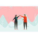 پیش‌نمایش فایل couple-standing-together-7502277 از پک زمستان