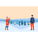پیش‌نمایش فایل girl-giving-high-five-to-boy-7502281 از پک زمستان