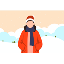پیش‌نمایش فایل girl-in-winter-cloth-and-standing-outdoor-7502283 از پک زمستان