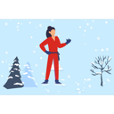پیش‌نمایش فایل girl-standing-outdoor-7502298 از پک زمستان