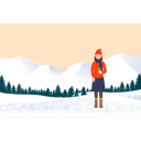 پیش‌نمایش فایل girl-standing-with-cup-of-coffee-7502282 از پک زمستان