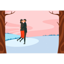 پیش‌نمایش فایل man-carrying-woman-in-arms-7502262 از پک زمستان