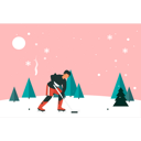 پیش‌نمایش فایل man-playing-ice-hockey-7502276 از پک زمستان
