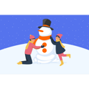 پیش‌نمایش فایل boy-and-girl-making-snowman-7529859 از پک فعالیت‌های زمستانی