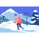پیش‌نمایش فایل boy-making-snowballs-7529846 از پک فعالیت‌های زمستانی