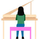 پیش‌نمایش فایل girl-is-playing-the-piano-7593762 از پک هنرهای زیبا