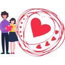 پیش‌نمایش فایل boy-and-girl-holding-heart-7623298 از پک روز ولنتاین