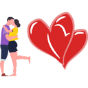 پیش‌نمایش فایل boy-and-girl-kissing-7623288 از پک روز ولنتاین