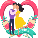 پیش‌نمایش فایل boy-and-girl-kissing-on-valentine-day-7623319 از پک روز ولنتاین