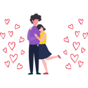 پیش‌نمایش فایل boy-and-girl-standing-in-romantic-pose-7623297 از پک روز ولنتاین