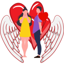 پیش‌نمایش فایل boy-giving-heart-balloon-to-girl-on-valentines-day-7623291 از پک روز ولنتاین
