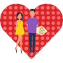 پیش‌نمایش فایل boy-holding-bouquet-of-flowers-for-girl-7623244 از پک روز ولنتاین