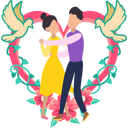 پیش‌نمایش فایل couple-dancing-on-valentine-day-7623318 از پک روز ولنتاین