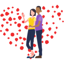 پیش‌نمایش فایل couple-hugging-7623239 از پک روز ولنتاین