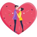 پیش‌نمایش فایل couple-kissing-on-valentine-day-7623306 از پک روز ولنتاین