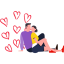 پیش‌نمایش فایل couple-sitting-on-valentine-day-7623296 از پک روز ولنتاین