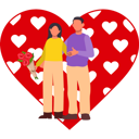 پیش‌نمایش فایل couple-standing-together-on-valentine-day-7623259 از پک روز ولنتاین