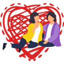 پیش‌نمایش فایل couple-talking-each-other-7623268 از پک روز ولنتاین