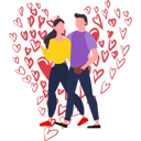 پیش‌نمایش فایل couple-walking-on-valentine-day-7623286 از پک روز ولنتاین