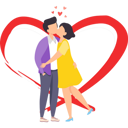 پیش‌نمایش فایل girl-kisses-boy-7623248 از پک روز ولنتاین