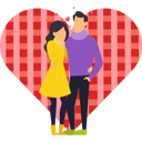 پیش‌نمایش فایل romantic-couple-standing-together-7623243 از پک روز ولنتاین