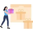 پیش‌نمایش فایل girl-doing-online-gift-shopping-7656998 از پک هدیه