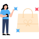 پیش‌نمایش فایل girl-doing-online-shopping-7656972 از پک هدیه