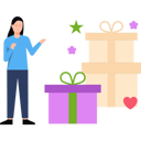 پیش‌نمایش فایل girl-receive-gift-boxes-7656984 از پک هدیه