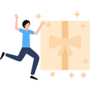 پیش‌نمایش فایل man-happy-after-receiving-gift-7656969 از پک هدیه