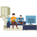 پیش‌نمایش فایل boys-playing-video-games-7658933 از پک سرگرمی و علاقه‌مندی