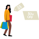 پیش‌نمایش فایل female-shopping-during-sale-7658951 از پک سرگرمی و علاقه‌مندی