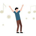 پیش‌نمایش فایل man-dancing-in-party-7658934 از پک سرگرمی و علاقه‌مندی