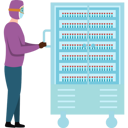 پیش‌نمایش فایل boy-taking-test-tube-samples-from-freezer-7718211 از پک آزمایشگاه