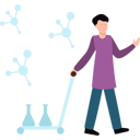 پیش‌نمایش فایل lab-assistant-carrying-chemical-flasks-7718244 از پک آزمایشگاه