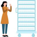 پیش‌نمایش فایل woman-scientist-holding-test-tube-samples-7718210 از پک آزمایشگاه