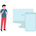 پیش‌نمایش فایل boy-standing-with-monitor-and-mobile-7722368 از پک سبک زندگی و سرگرمی