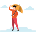 پیش‌نمایش فایل man-standing-with-umbrella-7722382 از پک سبک زندگی و سرگرمی