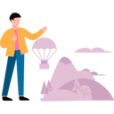 پیش‌نمایش فایل boy-looking-at-parachute-7776034 از پک سفر و حمل و نقل
