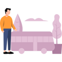 پیش‌نمایش فایل boy-standing-next-to-bus-7776038 از پک سفر و حمل و نقل