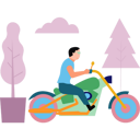 پیش‌نمایش فایل boy-traveling-on-motorcycle-7776048 از پک سفر و حمل و نقل