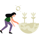 پیش‌نمایش فایل girl-planting-7728721 از پک طبیعت و بوم‌شناسی