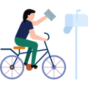 پیش‌نمایش فایل girl-posting-letter-on-bicycle-7771706 از پک حمل و نقل