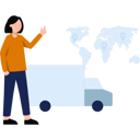 پیش‌نمایش فایل girl-standing-next-to-shipping-truck-7771721 از پک حمل و نقل