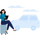 پیش‌نمایش فایل girl-waiting-for-car-with-luggage-7771700 از پک حمل و نقل