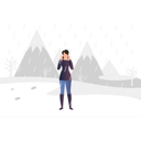 پیش‌نمایش فایل girl-standing-in-rain-7877594 از پک آب‌وهوا و فصل‌ها
