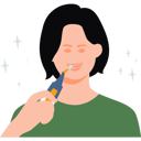 پیش‌نمایش فایل girl-brushing-teeth-7824554 از پک بهداشت و نظافت