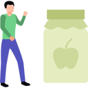 پیش‌نمایش فایل boy-standing-next-to-apple-jam-7809102 از پک خوراک‌شناسی