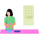پیش‌نمایش فایل girl-making-chocolate-7809084 از پک خوراک‌شناسی