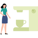 پیش‌نمایش فایل girl-making-coffee-with-machine-7809097 از پک خوراک‌شناسی
